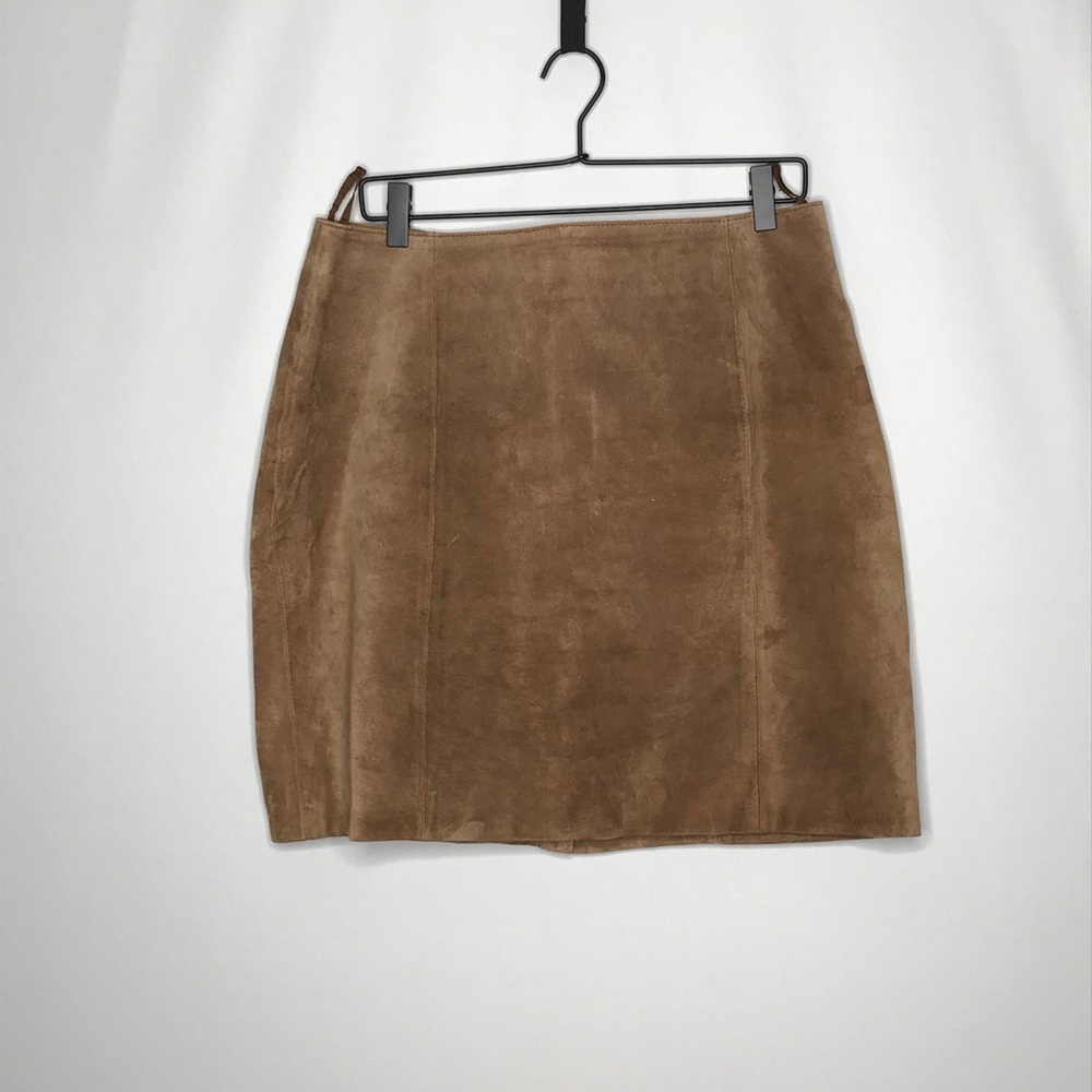 Savannah 100% Brown Leather Knee length